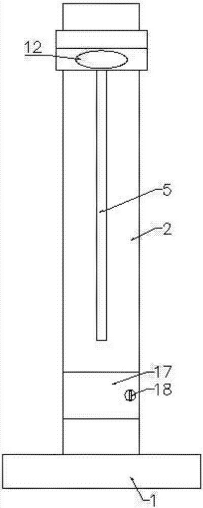 Simple lifting type street lamp pole facilitating maintenance and management