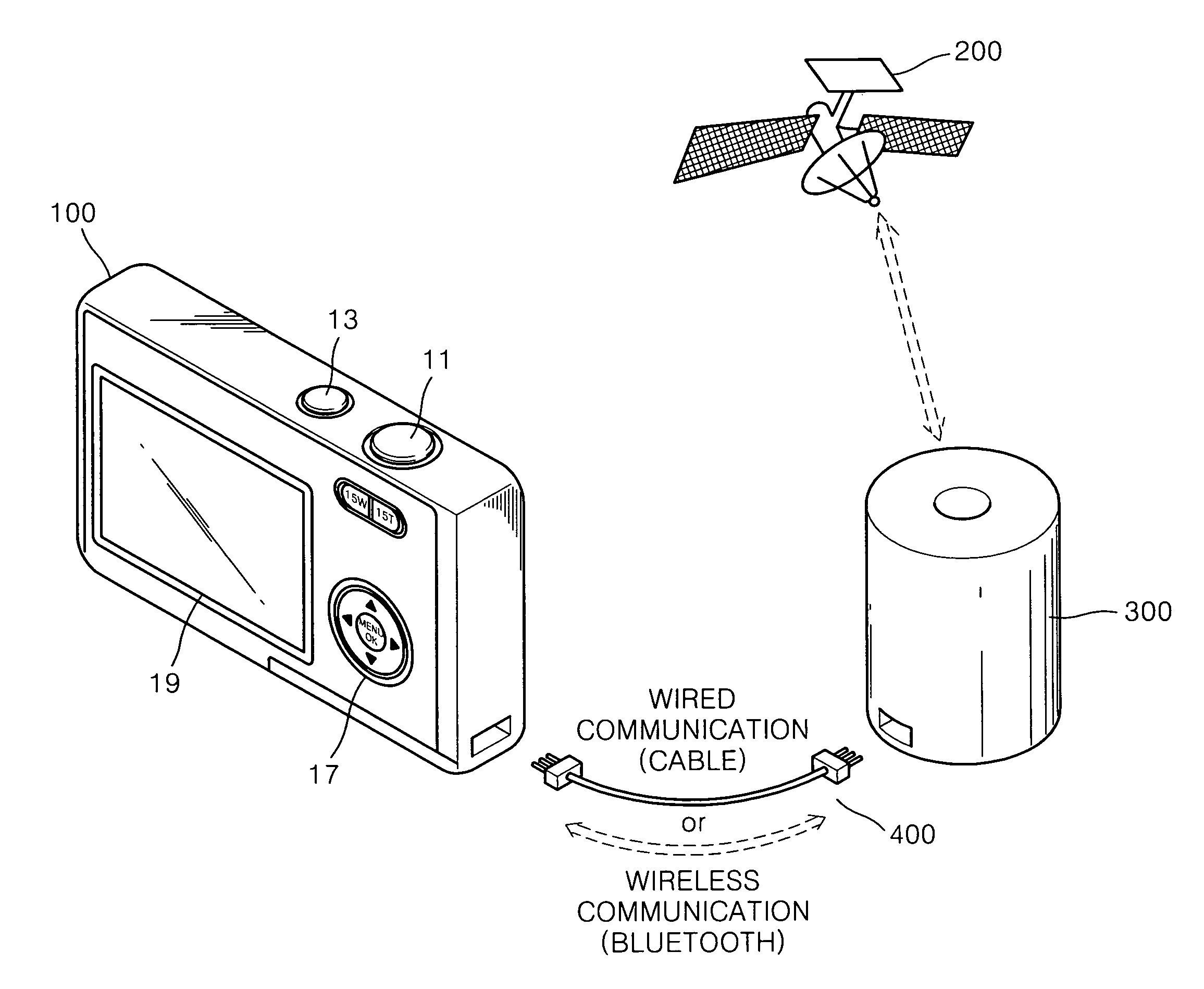 System and method for inserting position information into image