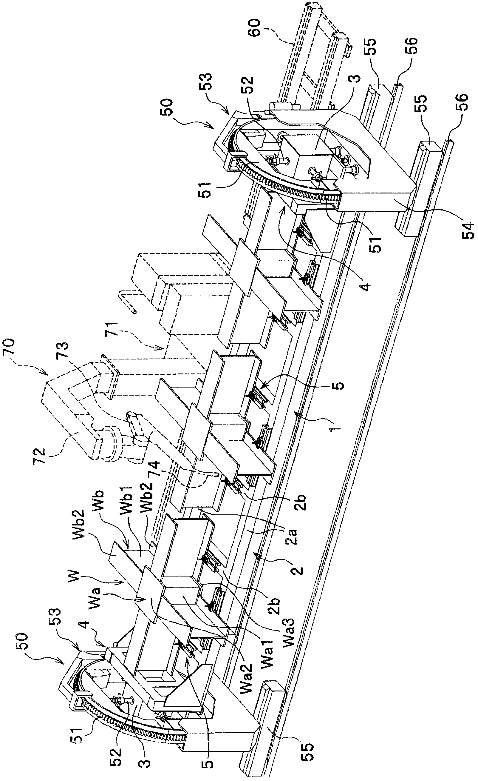 Welding supporting table for joints