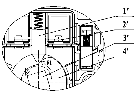 Universal conversion switch with magnetic quenching function