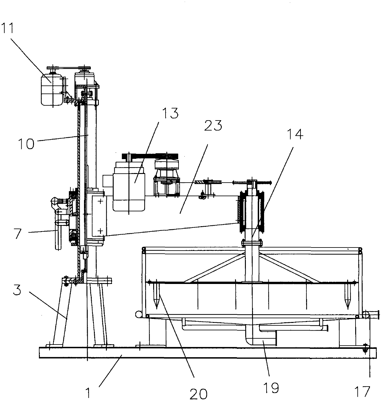 Automatic wig dyeing machine