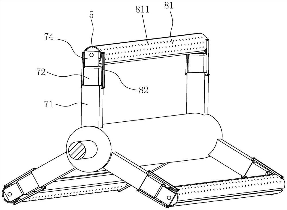 Fabricated building externally-hung wallboard drainage structure