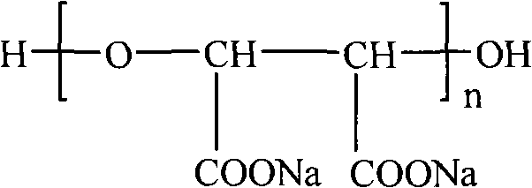 Environmental friendly synthetic detergent taking poly epoxy succinic acid as washing assistant