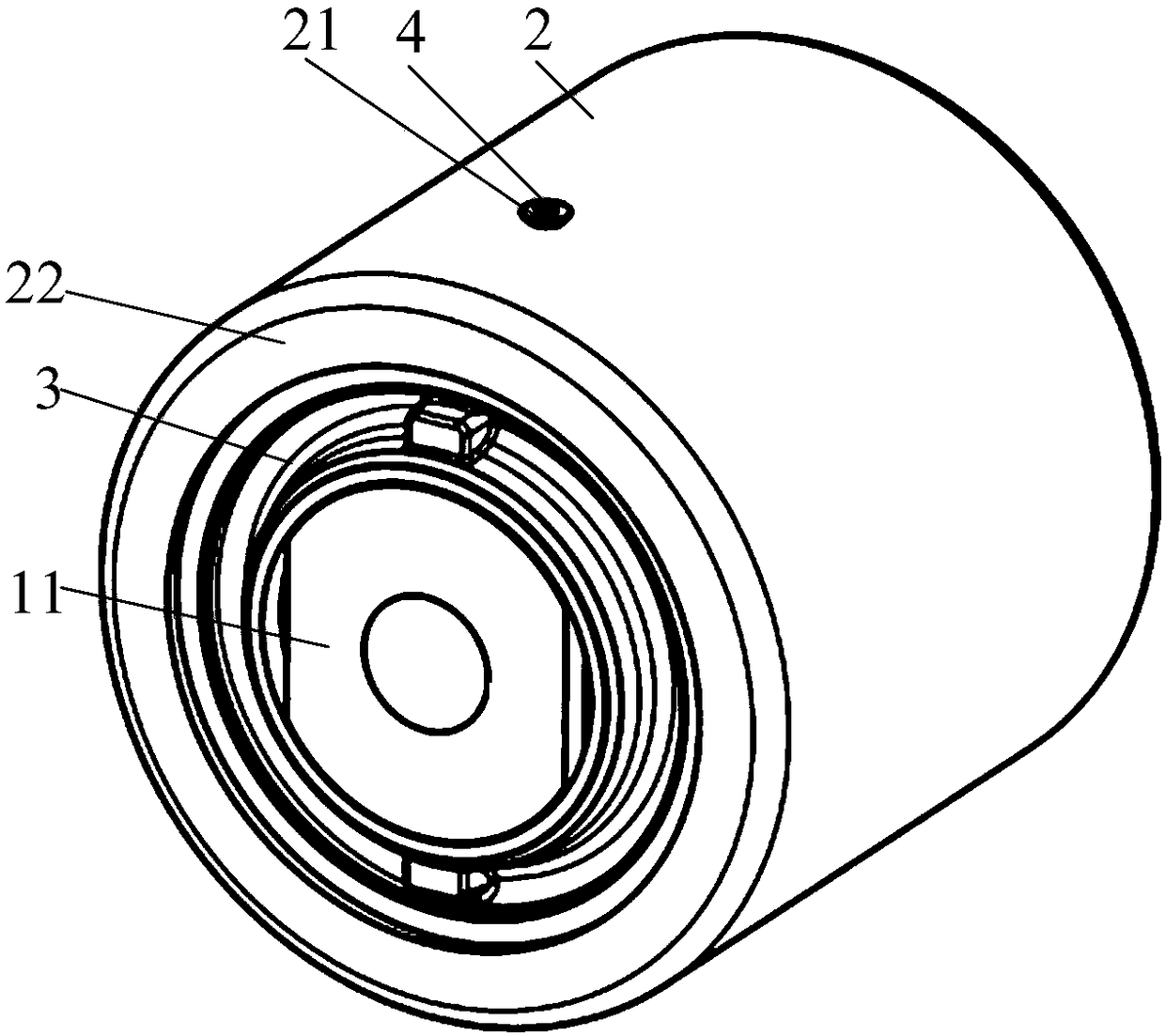 Liquid injection method for hydraulic bushing for rail transit