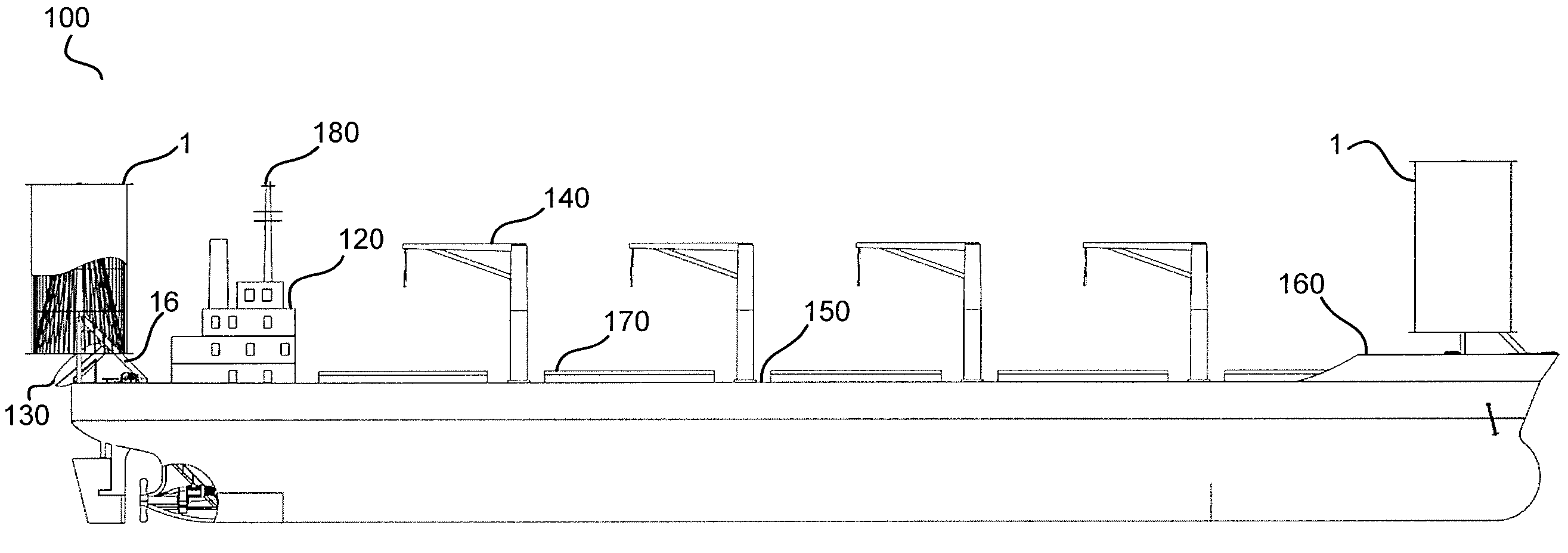 Magnus rotor ship propulsion system