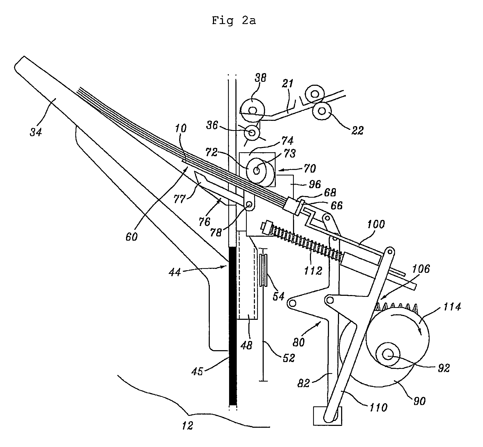 Finishing apparatus in copying machine