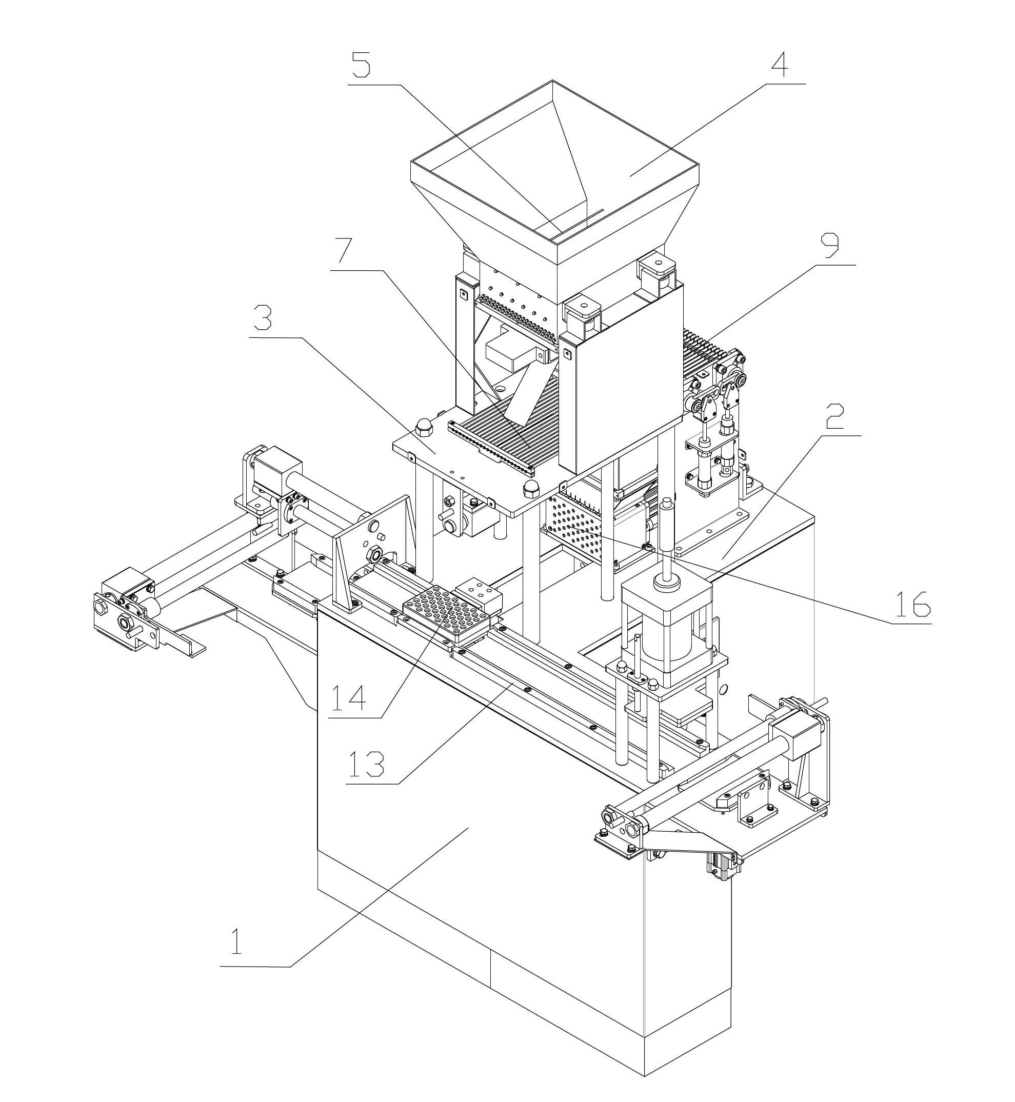 Automatic detonator arranging machine for detonator shells