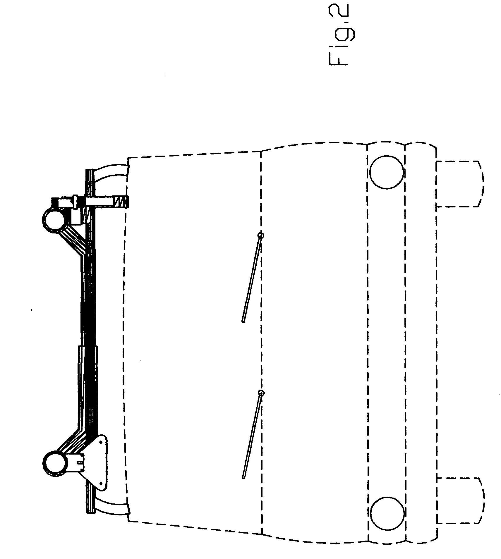 Portable retractable adjustable cargo rack assembly