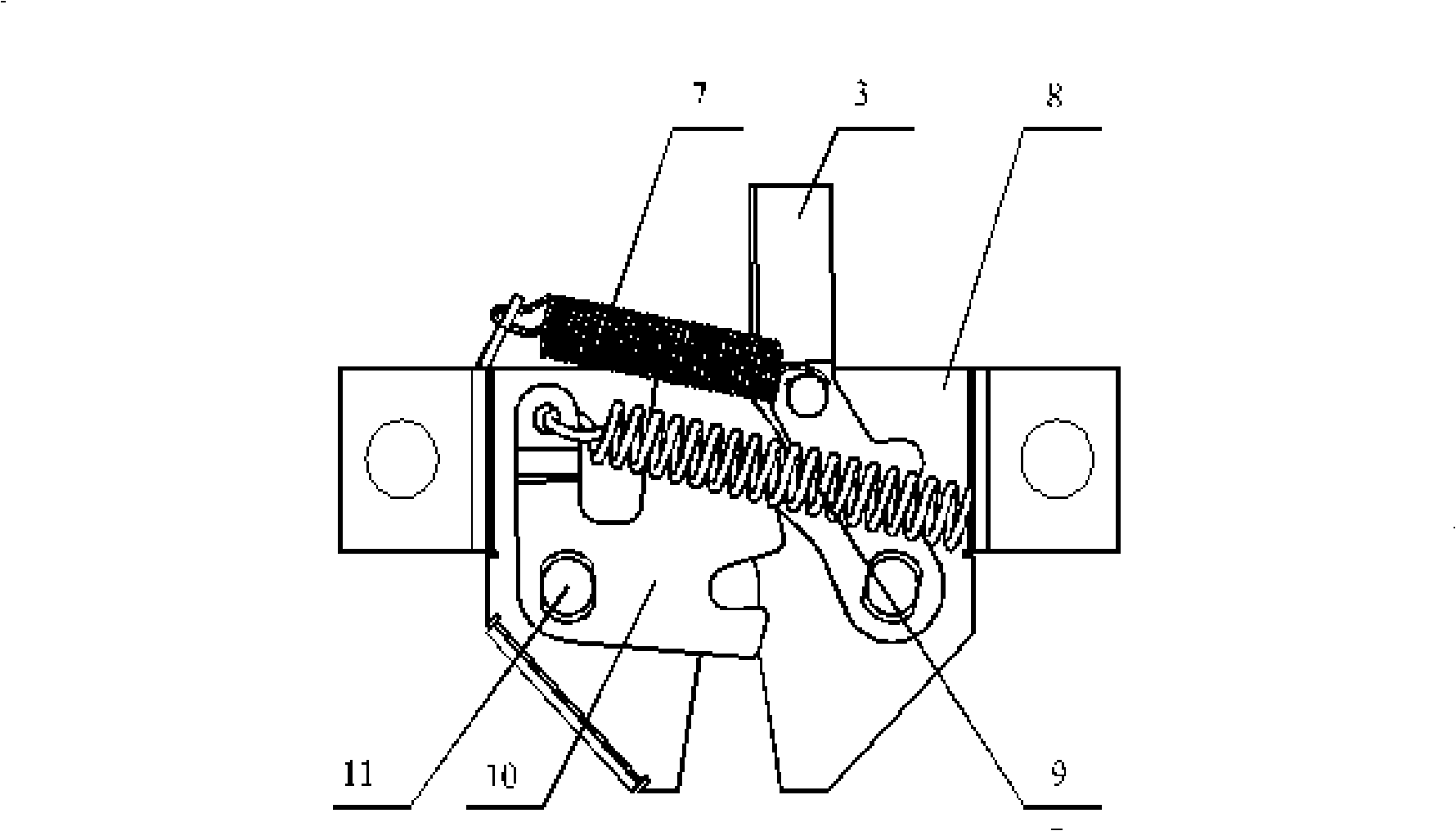 Lock-opening style underwater load rejection mechanism