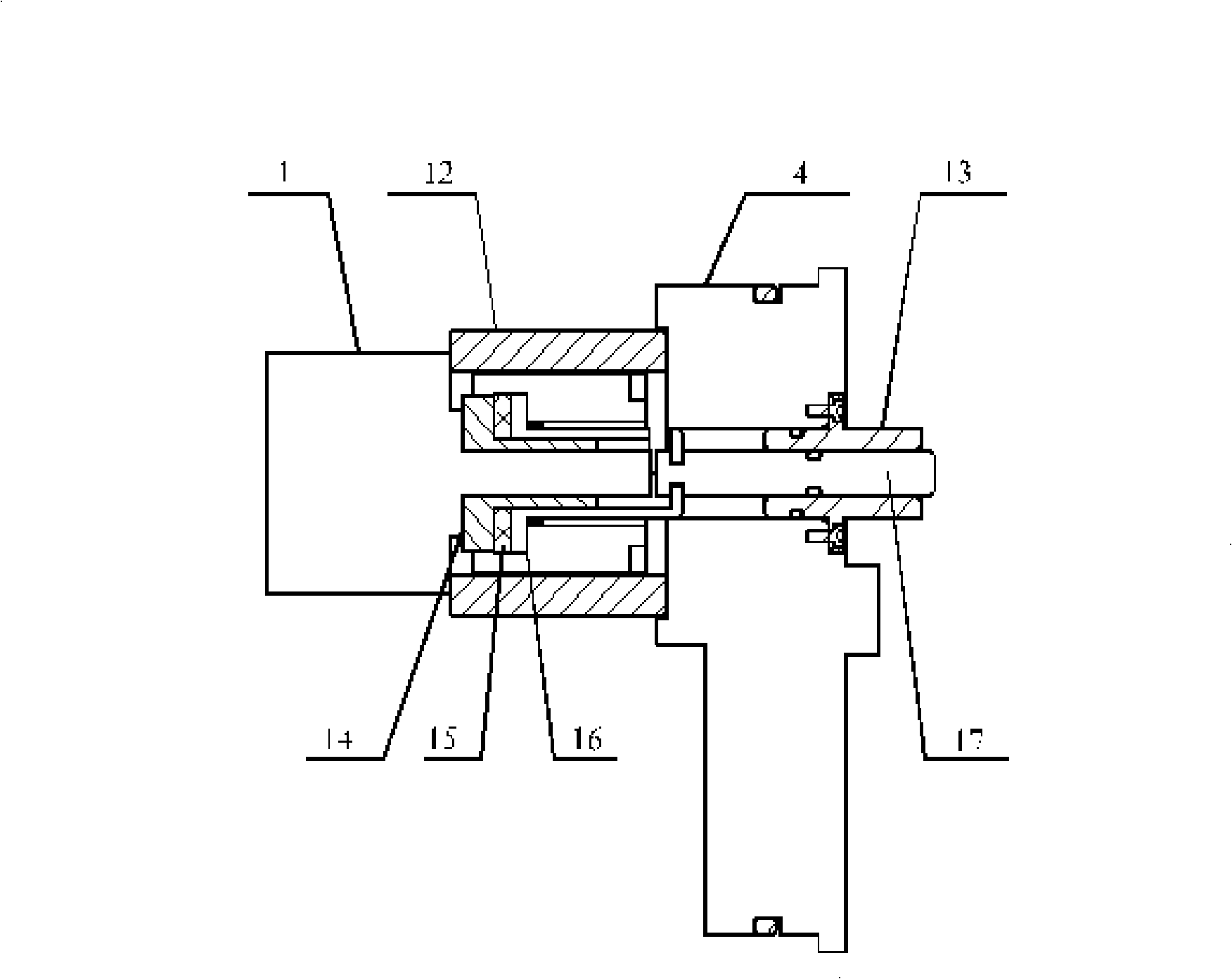 Lock-opening style underwater load rejection mechanism