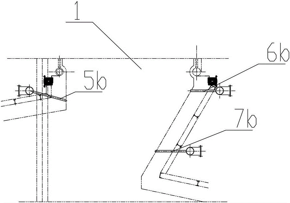 Secondary air system for waste incineration boiler and secondary air operation method