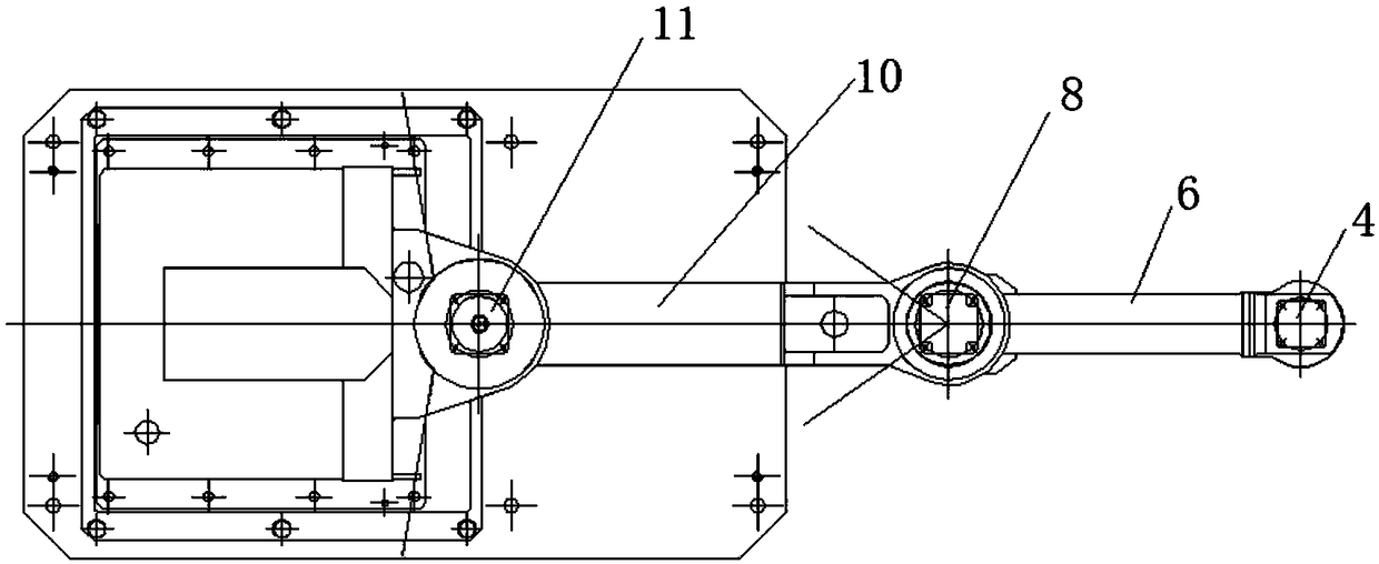 Four-axle planar robot for high-speed grooving machine