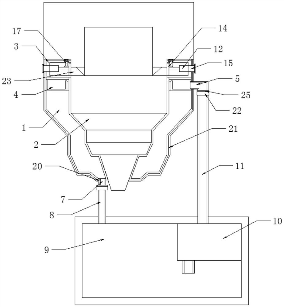 High-efficiency cooling device for laser cladding remanufacturing