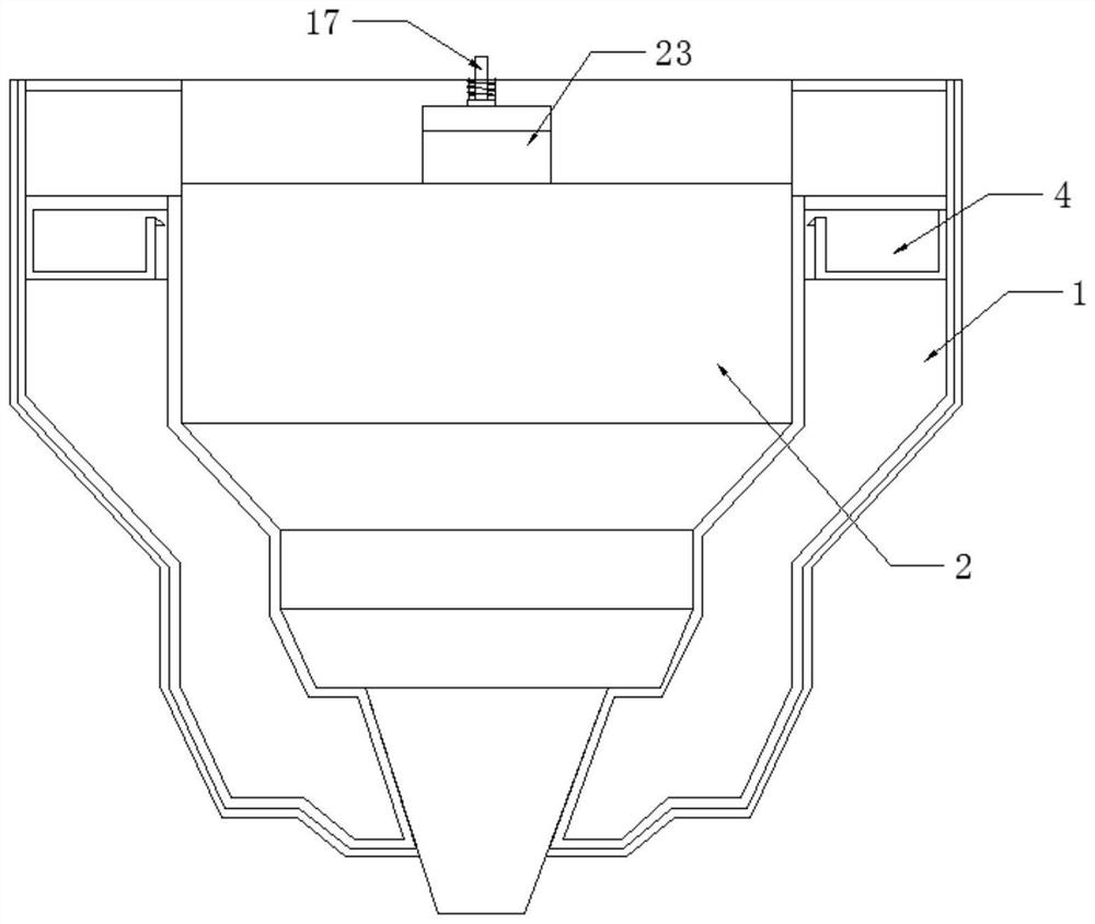 High-efficiency cooling device for laser cladding remanufacturing