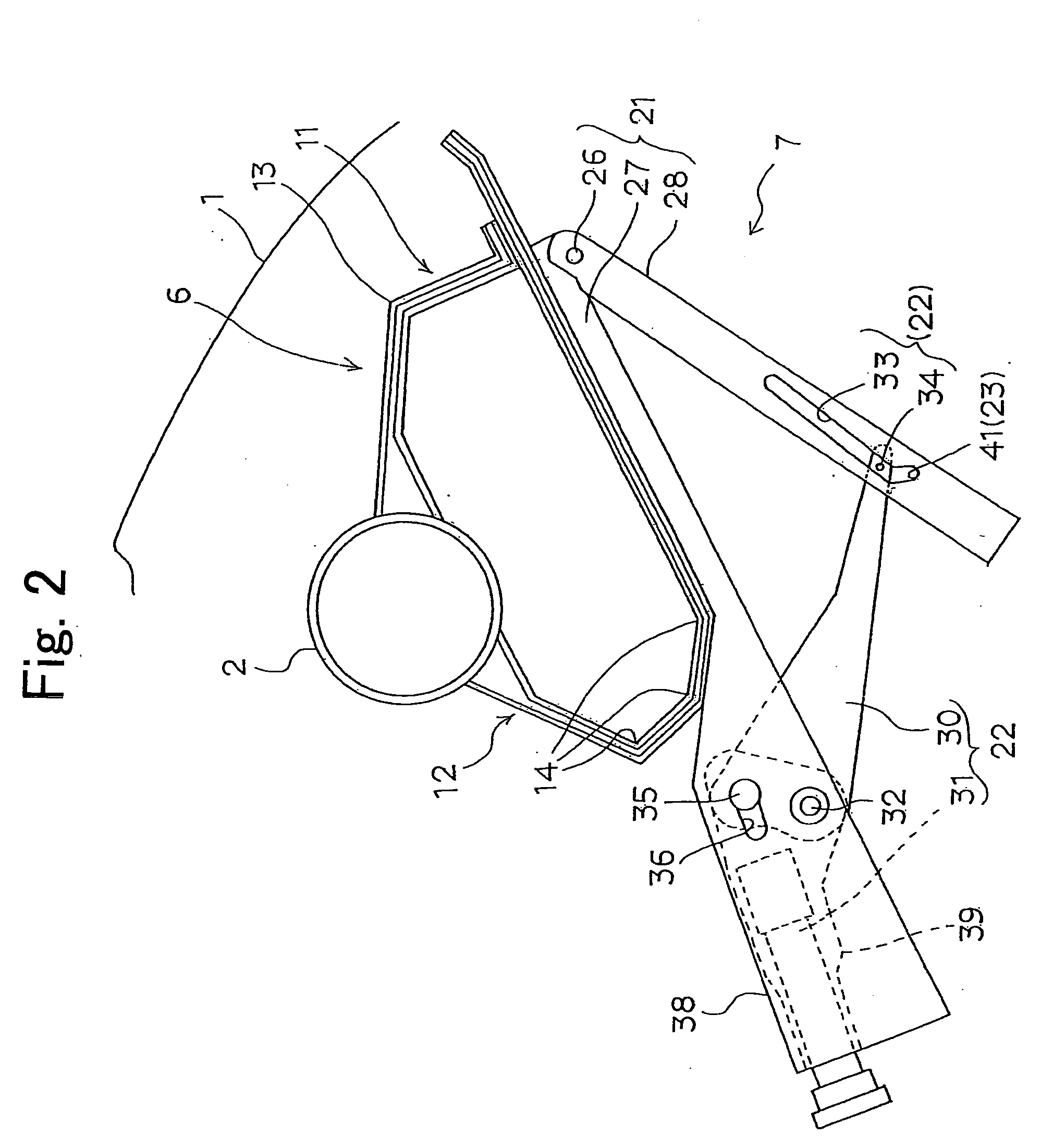 Knee bolster structure