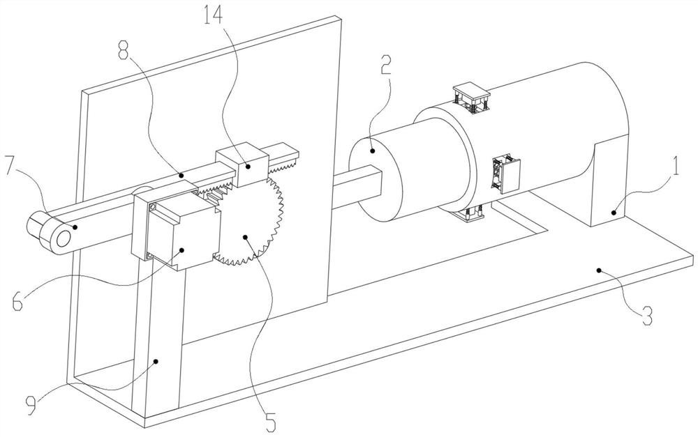 High-efficiency feeding mechanism for conveying columnar materials for constructional engineering