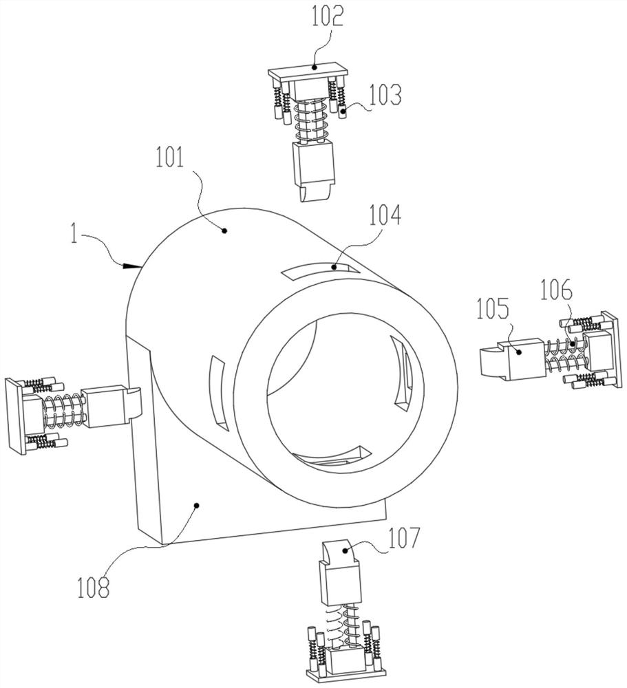 High-efficiency feeding mechanism for conveying columnar materials for constructional engineering