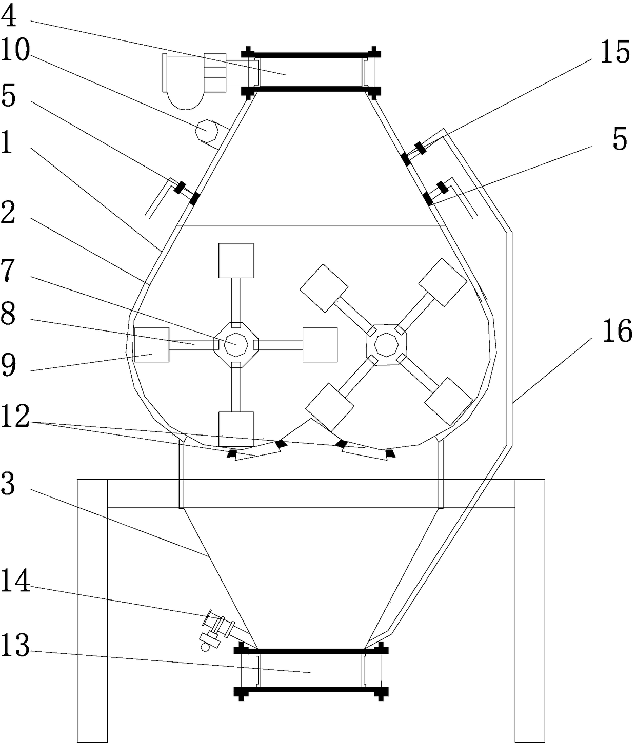 Horizontal vacuum spraying machine