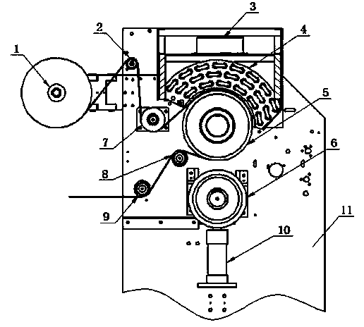 Rubber face heating method and system of pre-coated film laminating machine