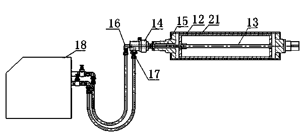 Rubber face heating method and system of pre-coated film laminating machine