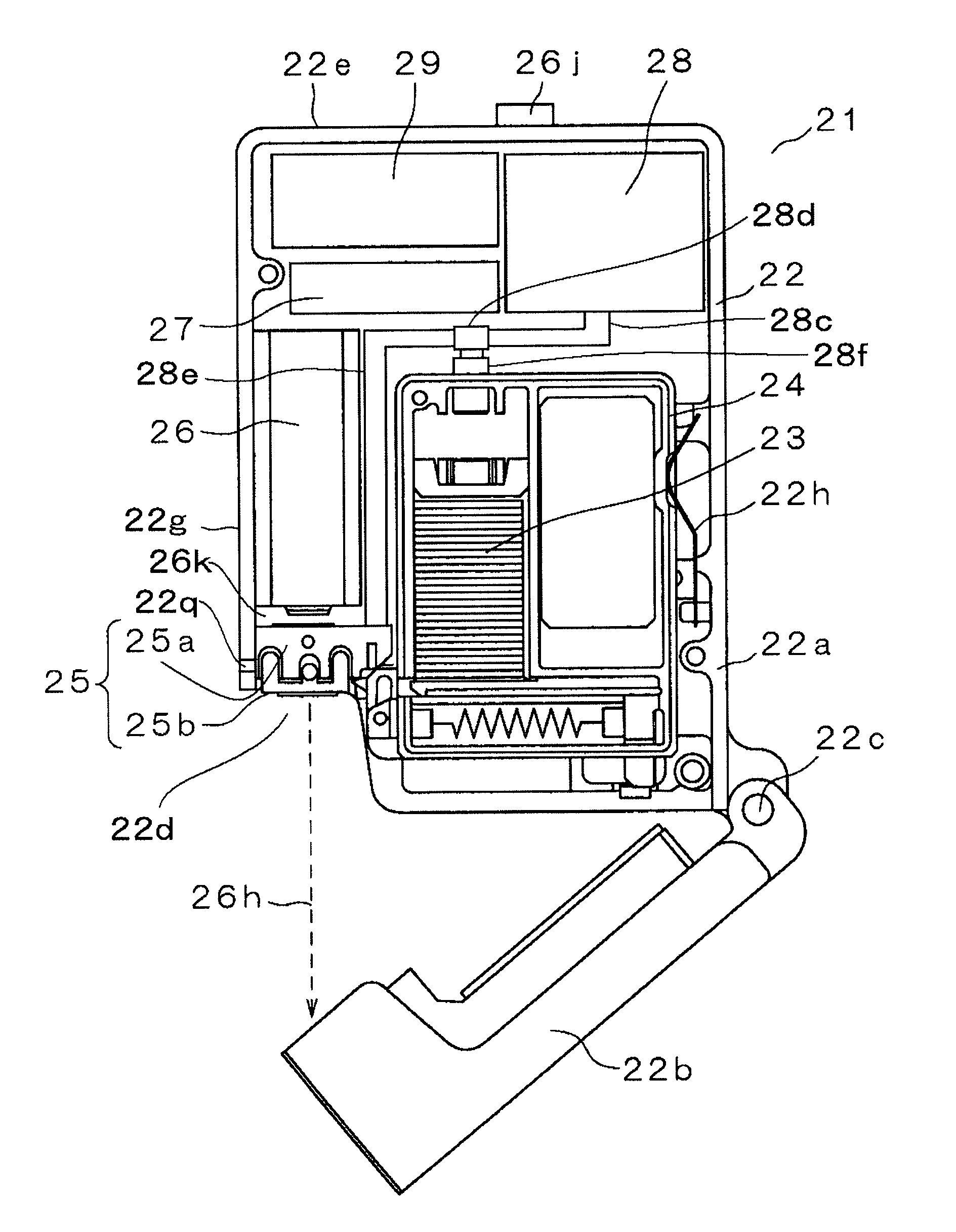 Blood test device