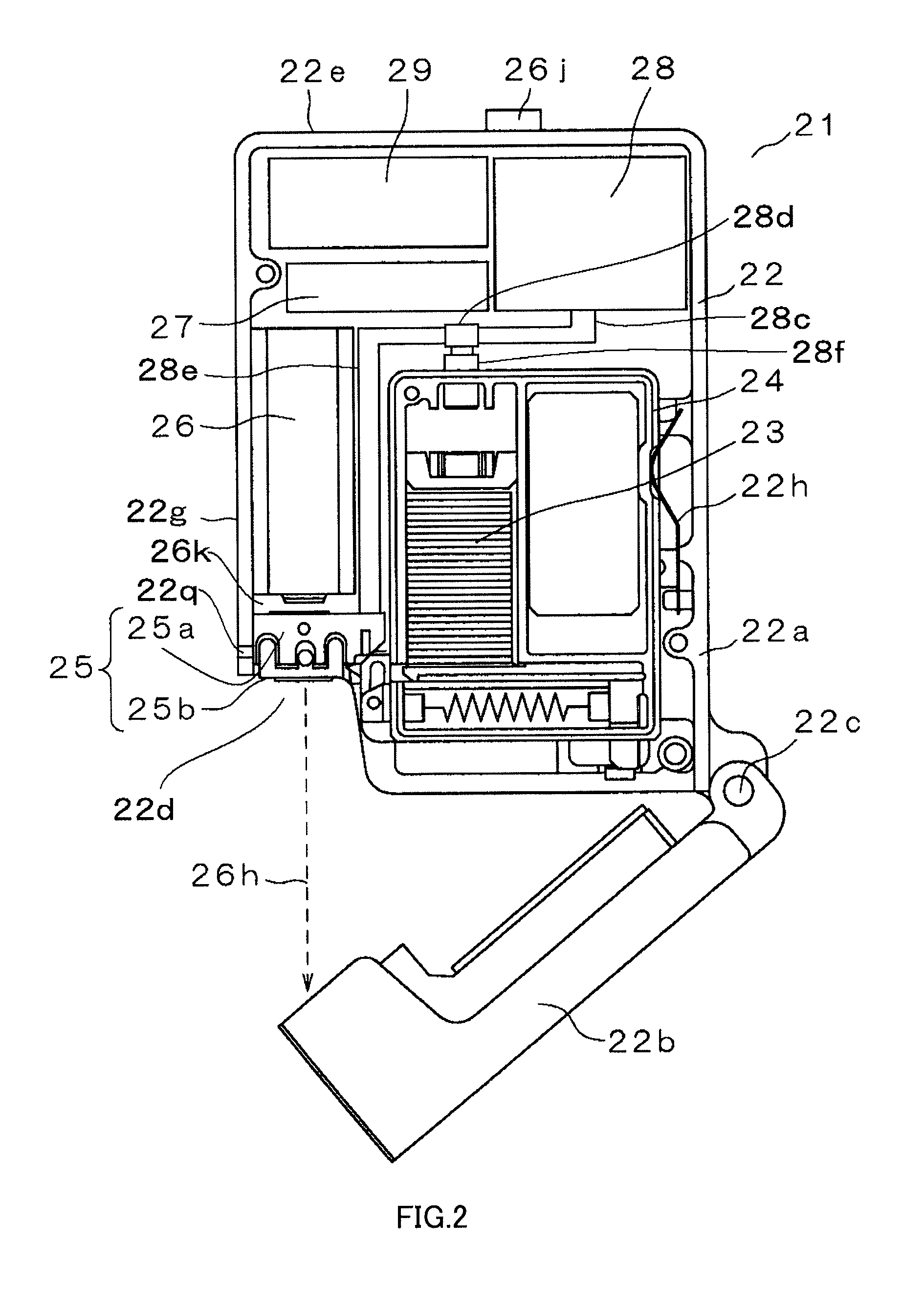 Blood test device