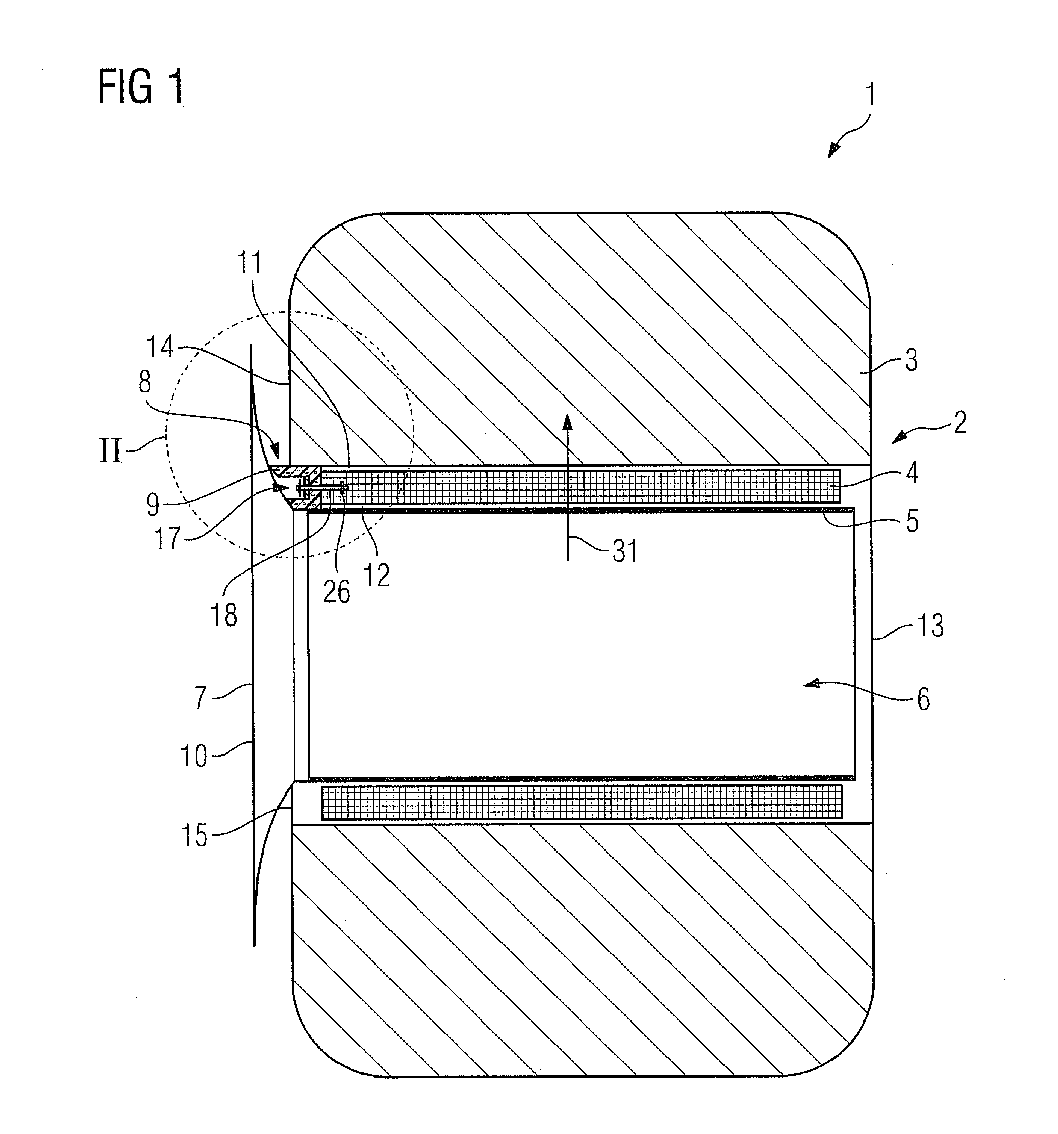 Magnetic resonance apparatus comprising a fastening element for attaching a noise-insulating element and a method for attaching a noise-insulating element