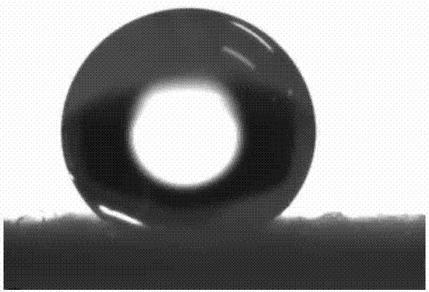 Preparation method of super-hydrophobic crosslinked polysiloxane-polysilsesquioxane nanosphere hybrid material