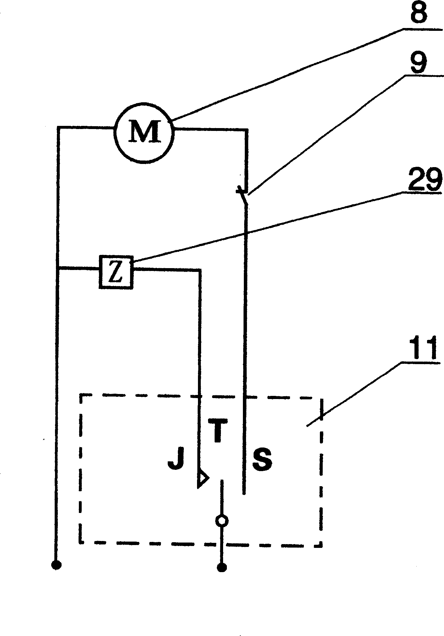 Mosquito net elevator with clutch