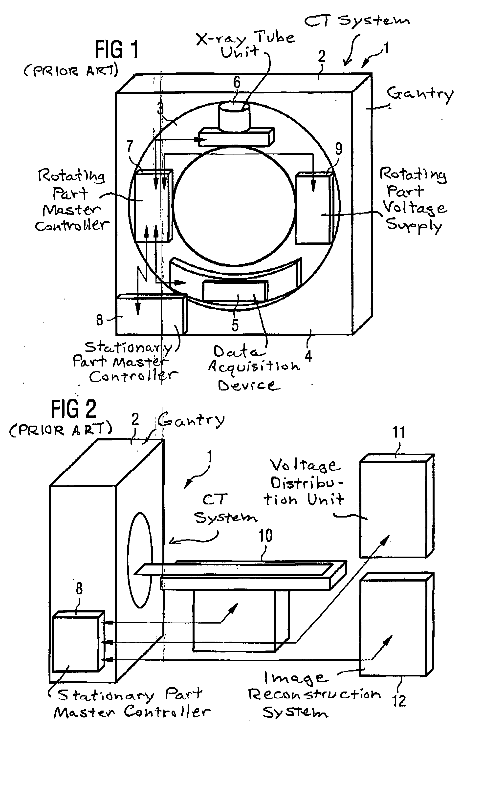 Method for data and signal transfer between different sub-units of a medically-related system