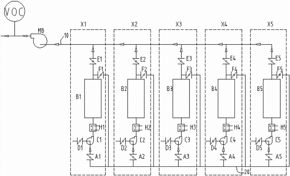 Air circulation system for printing machine