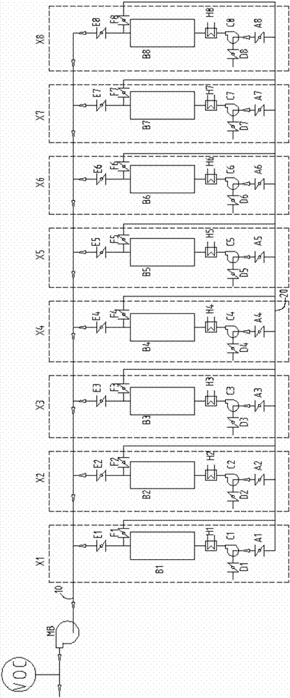 Air circulation system for printing machine