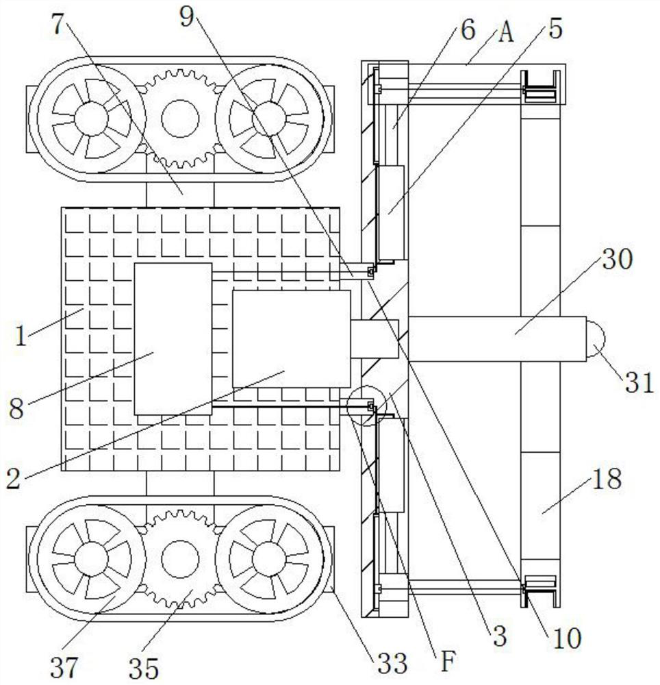 Efficient main body pipeline inner wall welding robot for local cooler