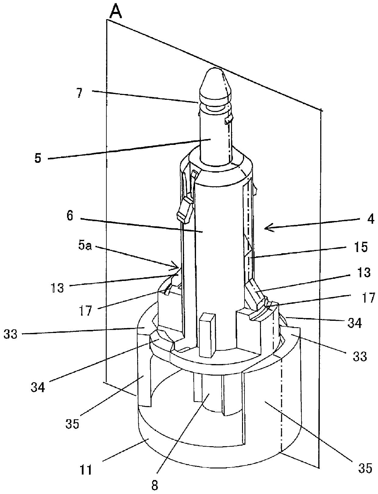 Puncture needle cartridge, and puncture instrument for allowing same to be mounted thereto