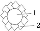 A kind of ZIF-9 base porous carbon/carbon fiber composite material and preparation method thereof