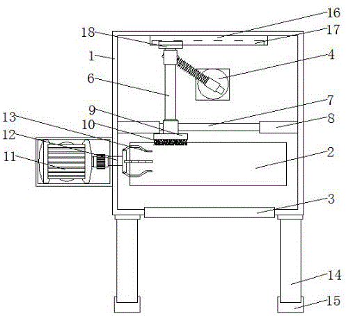 Surface grinding device for efficient energy-saving pump