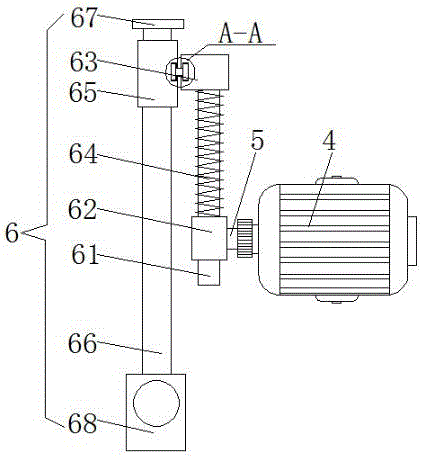 Surface grinding device for efficient energy-saving pump