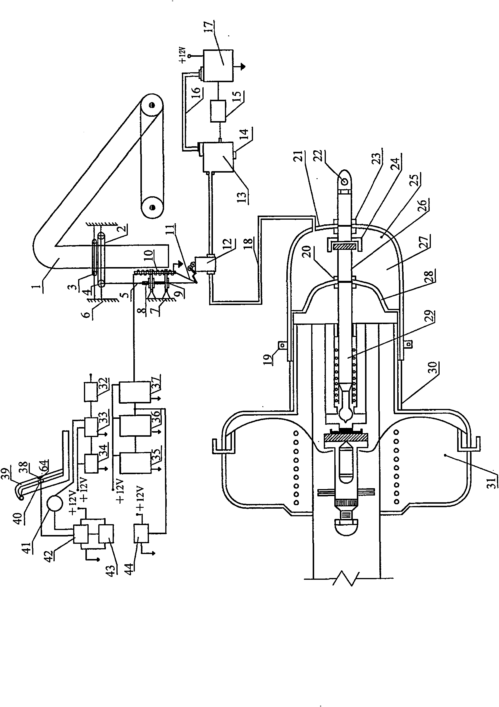 Driving monitoring device for motor-driven vehicle