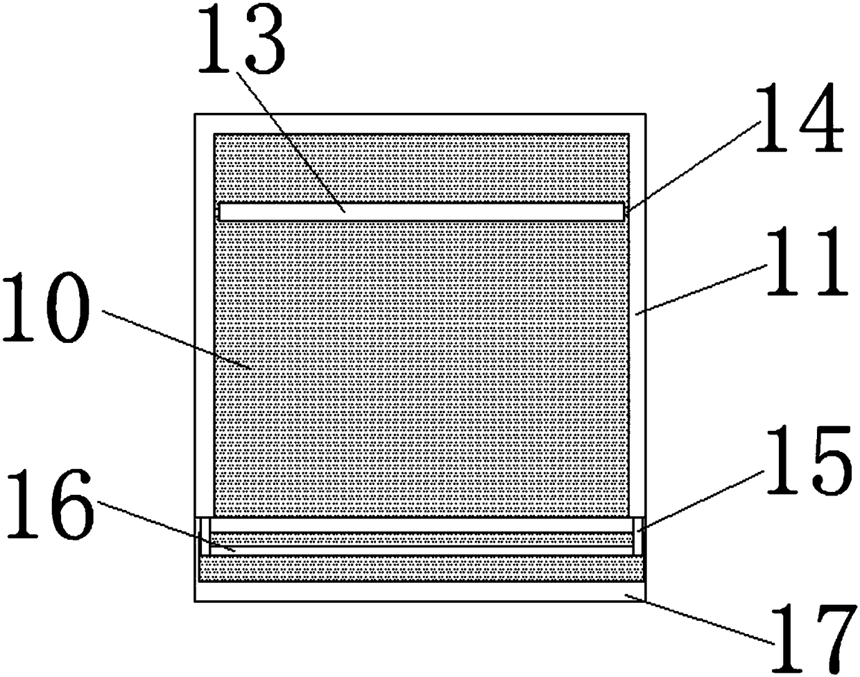 Waste water recycling reusing device used for intelligent buildings