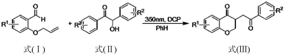 A kind of preparation method of 2,3-dihydrochromen-4-one derivative