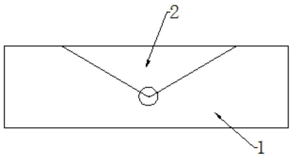 Refrigerator decoration strip with reflective groove on surface and machining process