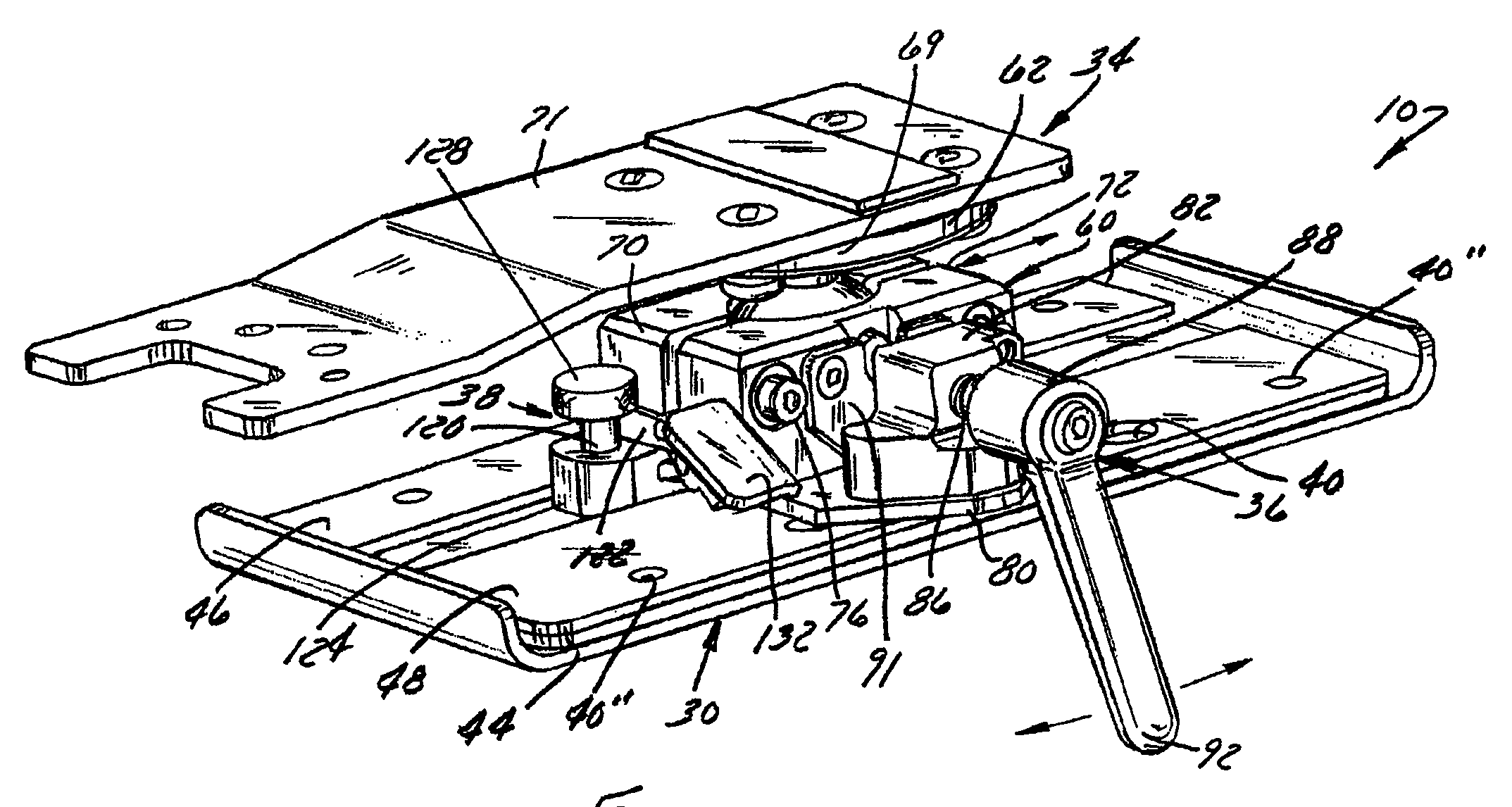 Electronic flight bag mounting bracket