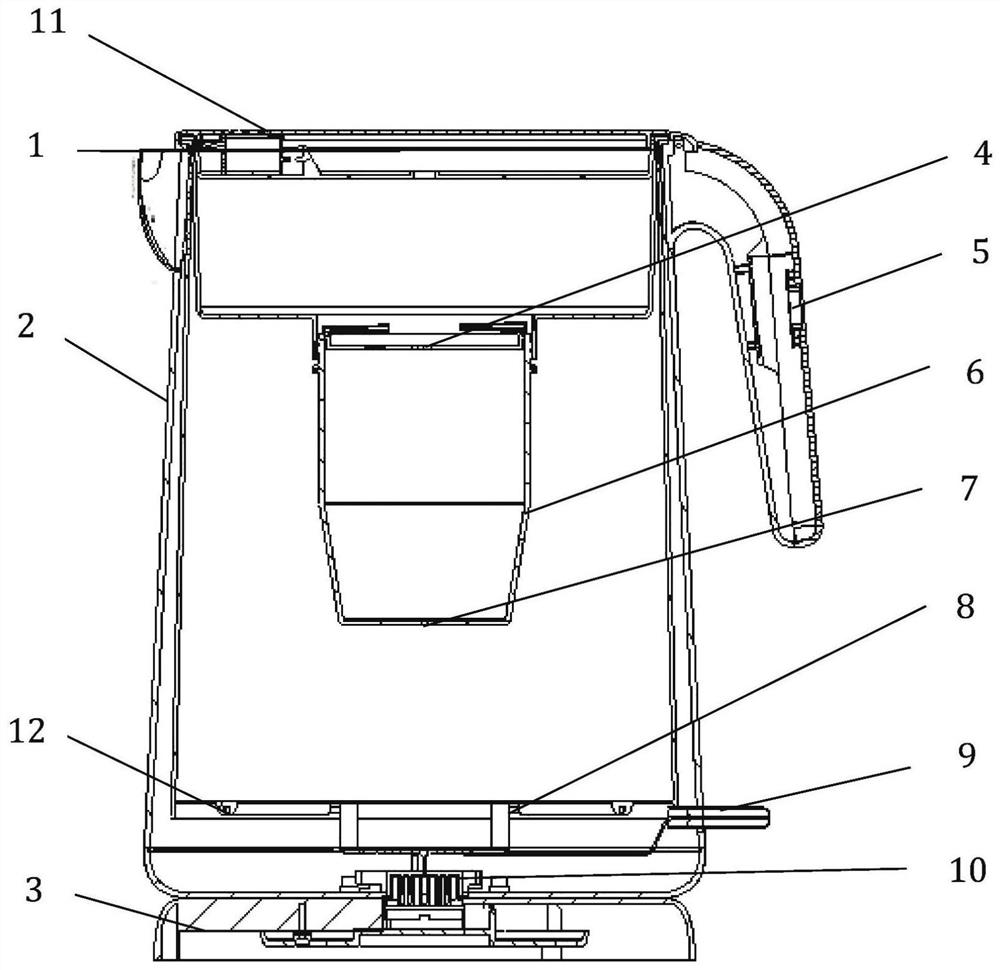 Filtering and heating kettle