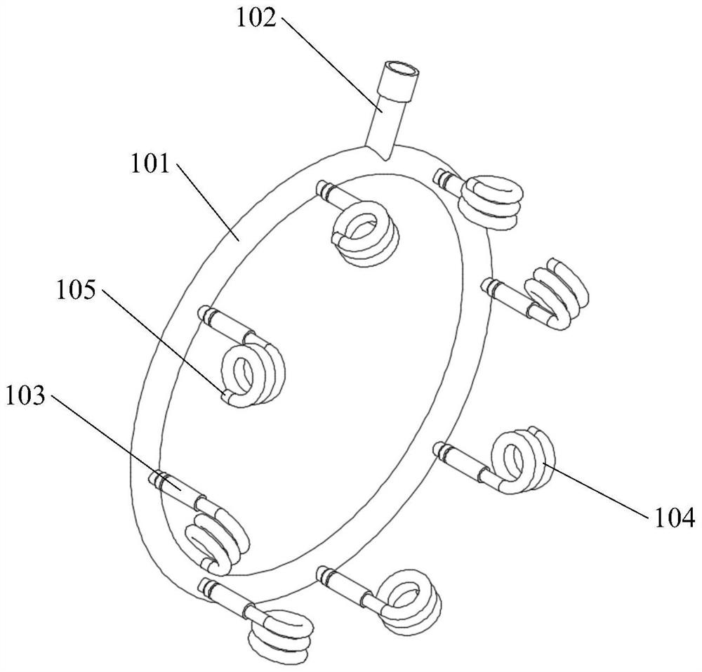 Oil supply atomization device, combustion chamber device and micro jet engine