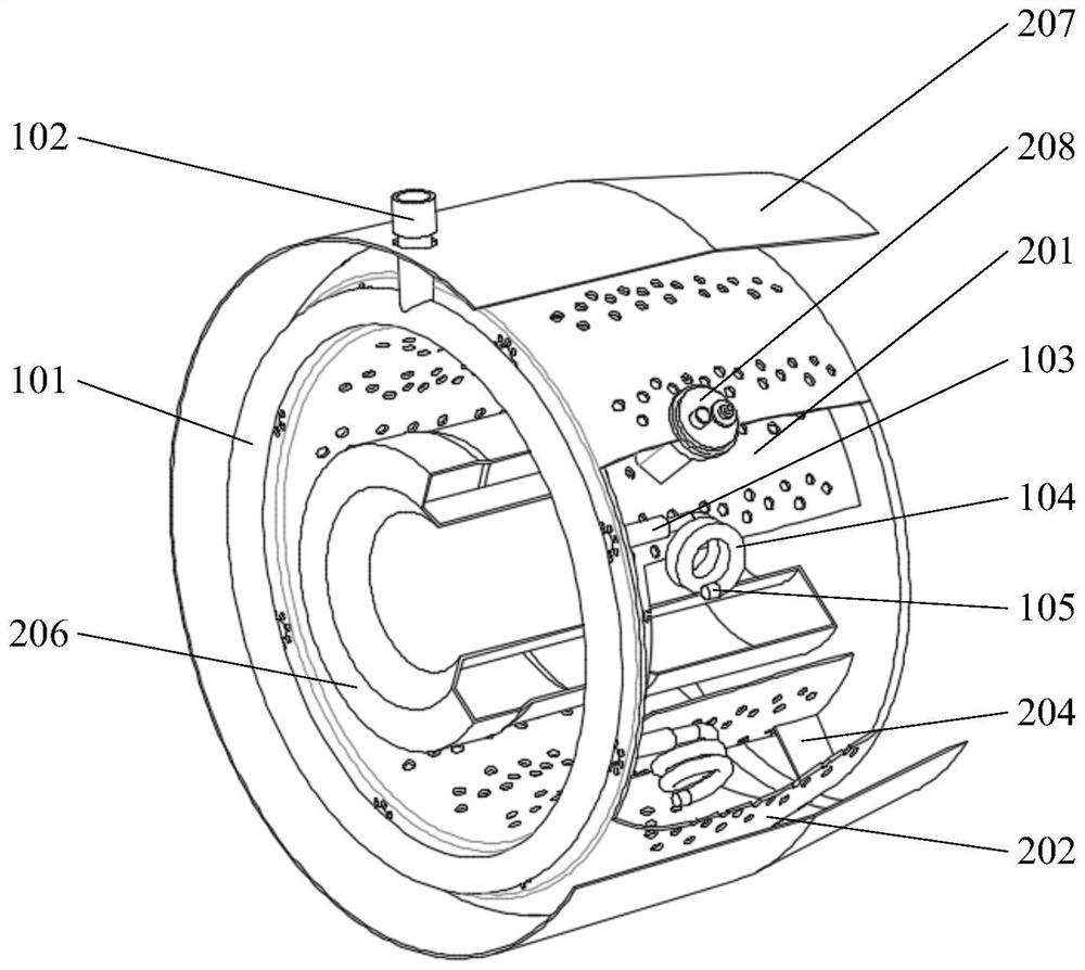 Oil supply atomization device, combustion chamber device and micro jet engine