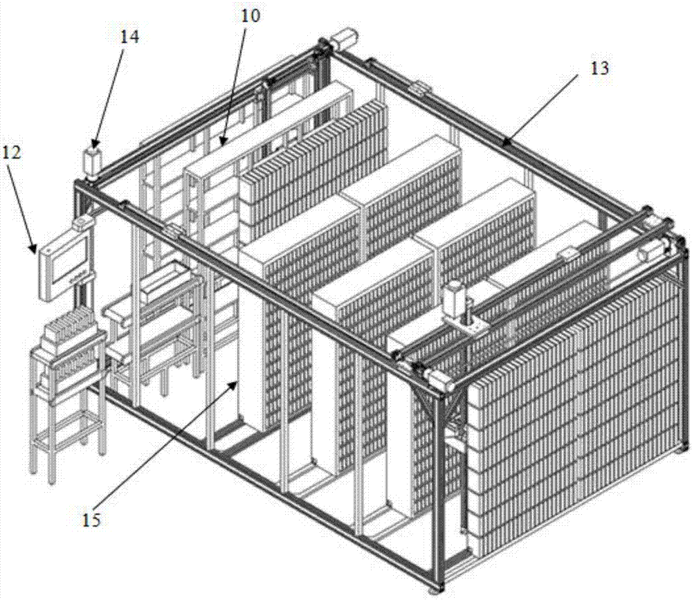 Full-automatic refrigerating storeroom based on erythrocyte refrigerating