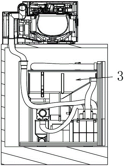 Rice grain conveying mechanism, rice grain conveying method and rice cooker