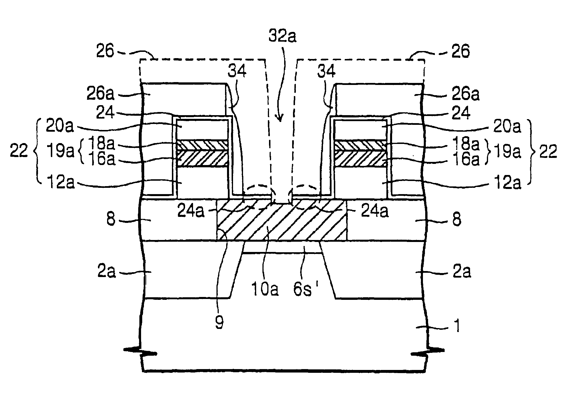 Methods of forming self-aligned contact structures in semiconductor integrated circuit devices