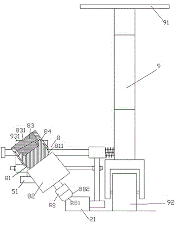 Garden road curbstone trimming device with dust collector and using method thereof