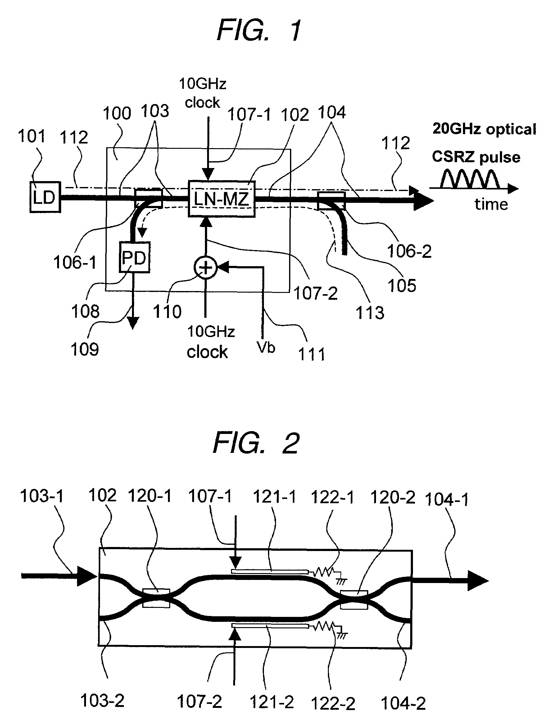 Optical modulation device, optical transmitter, and optical transmission equipment